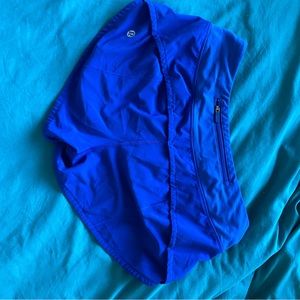 Blue Lululemon shorts